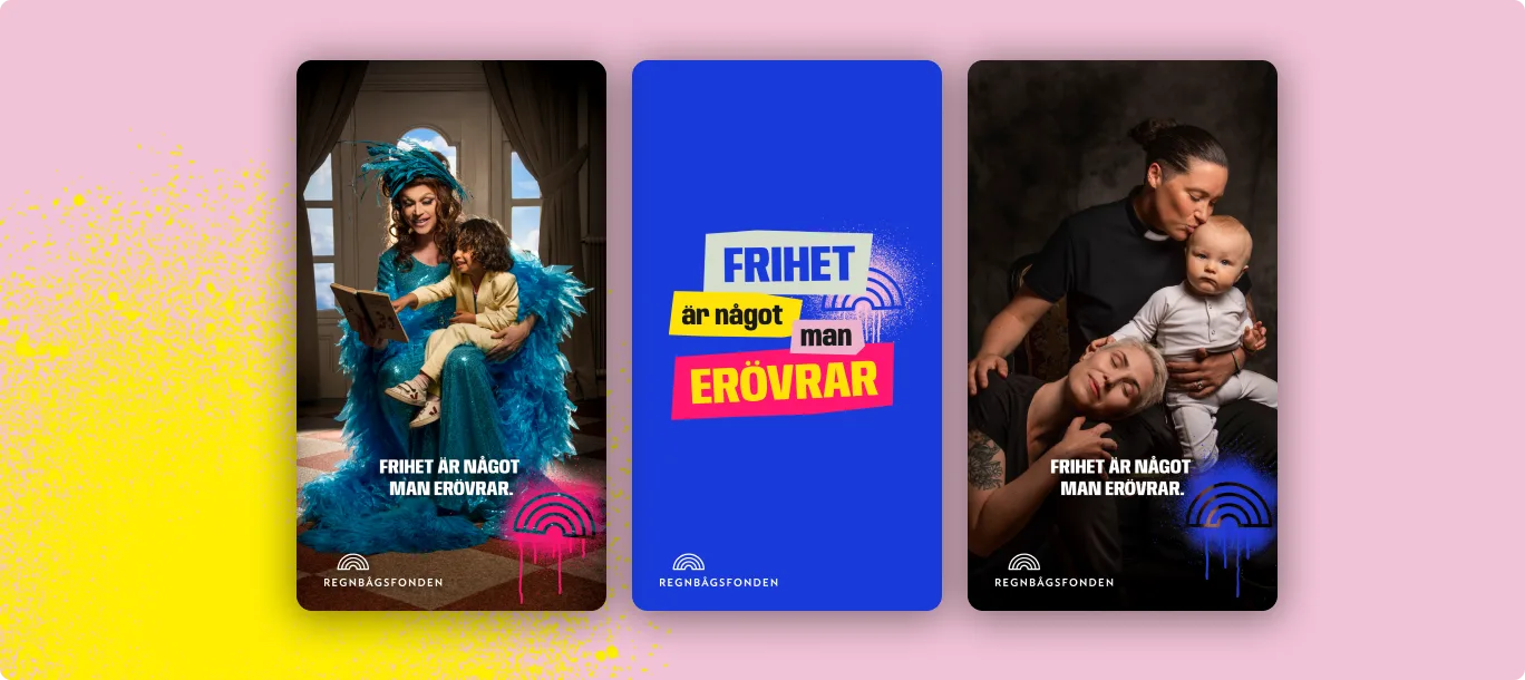 Regnbågsfonden adverts