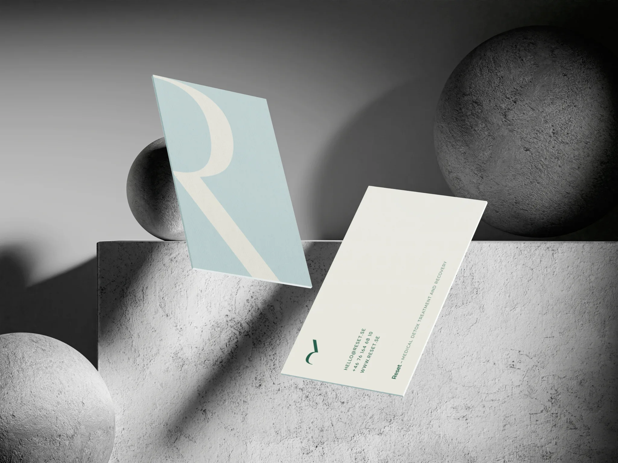 reset business cards
