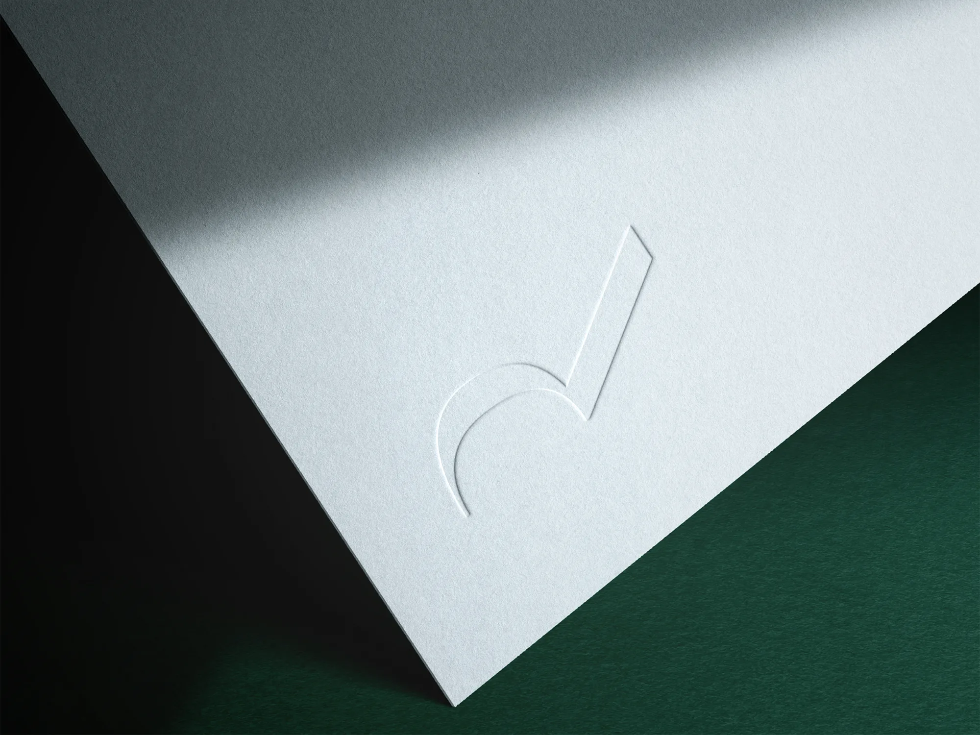 reset logo debossed