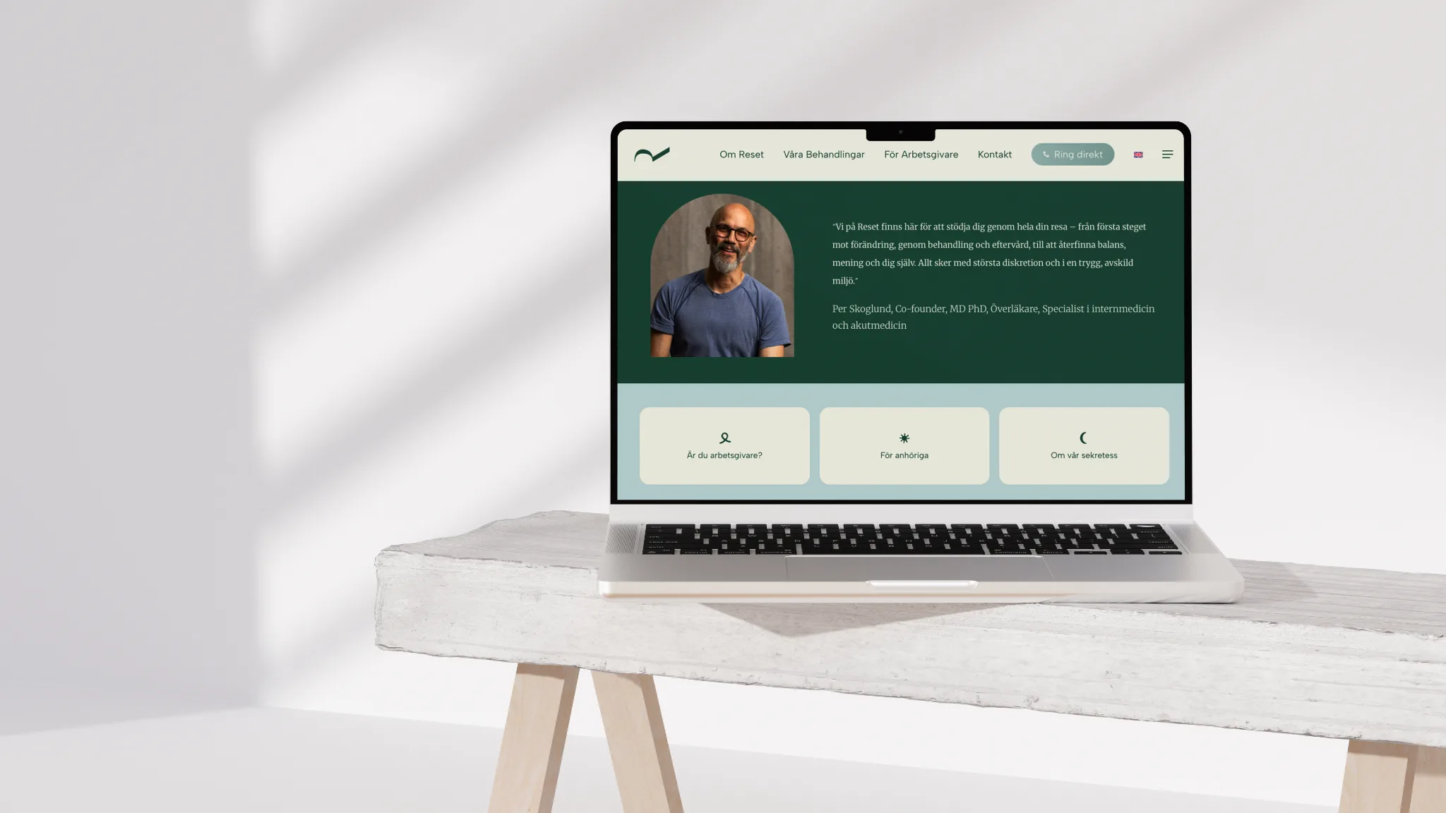 reset website