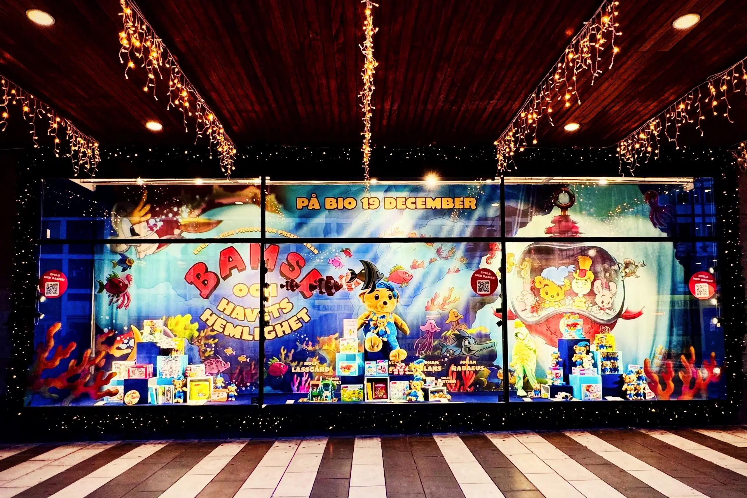 bamse havets hemlighet display window
