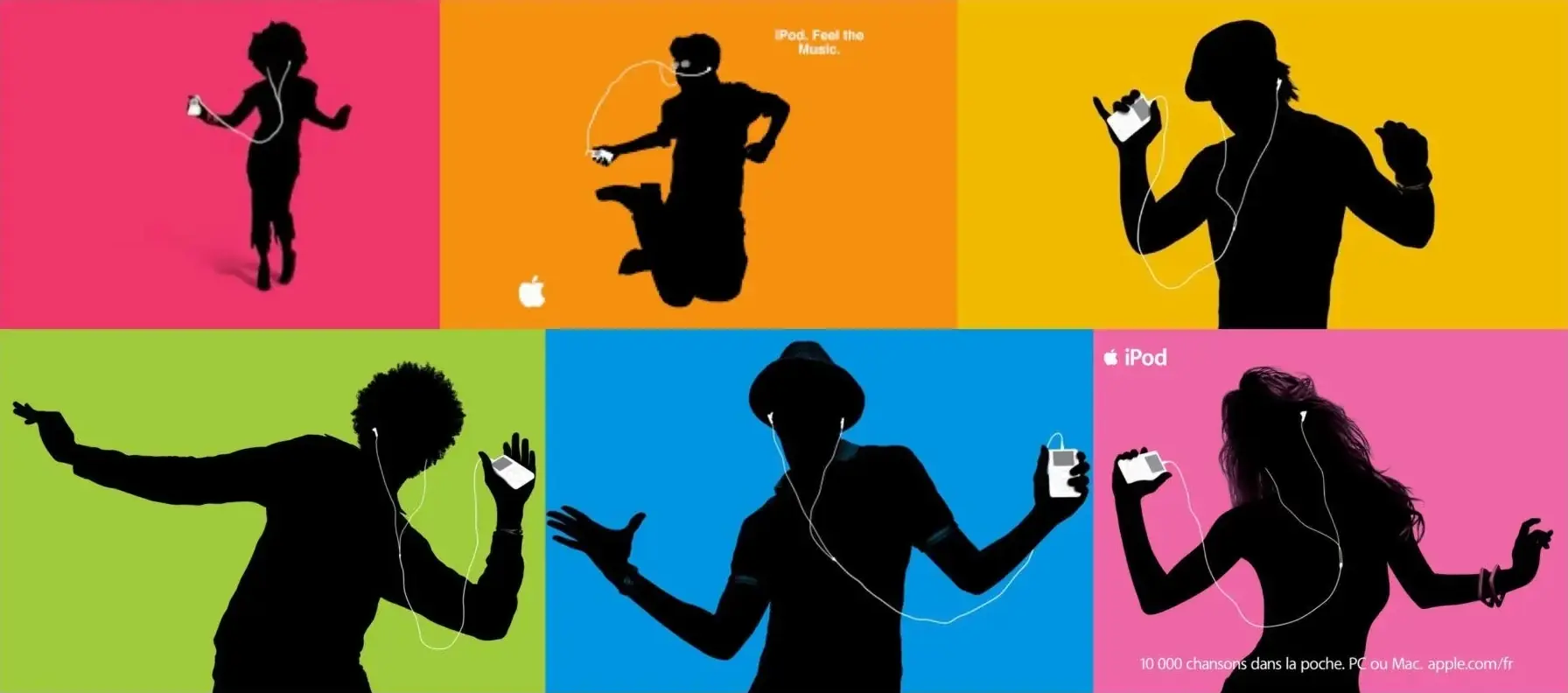 silhouettess ad apple